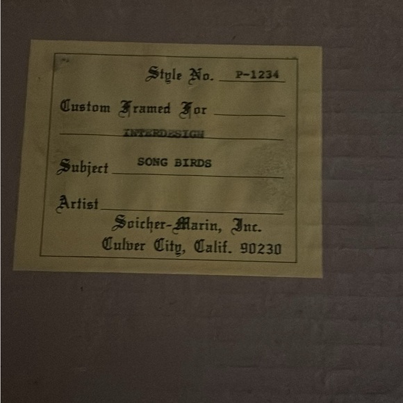 Soicher Marin Print of Great Spotted Woodpecker - Framed 19 1/4" x 15 1/2" - Picture 2 of 4